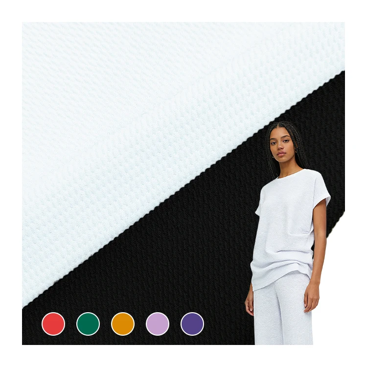 Wholesale Stretch Jacquard Shirting Fabric,Custom Design Polyester Jacquard Knit Fabric for Sale/