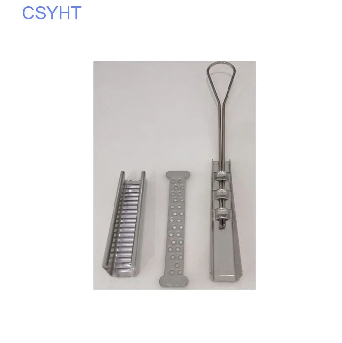 FTTH drop cable clamp 201 steel stainless materials for telecommunications solutions