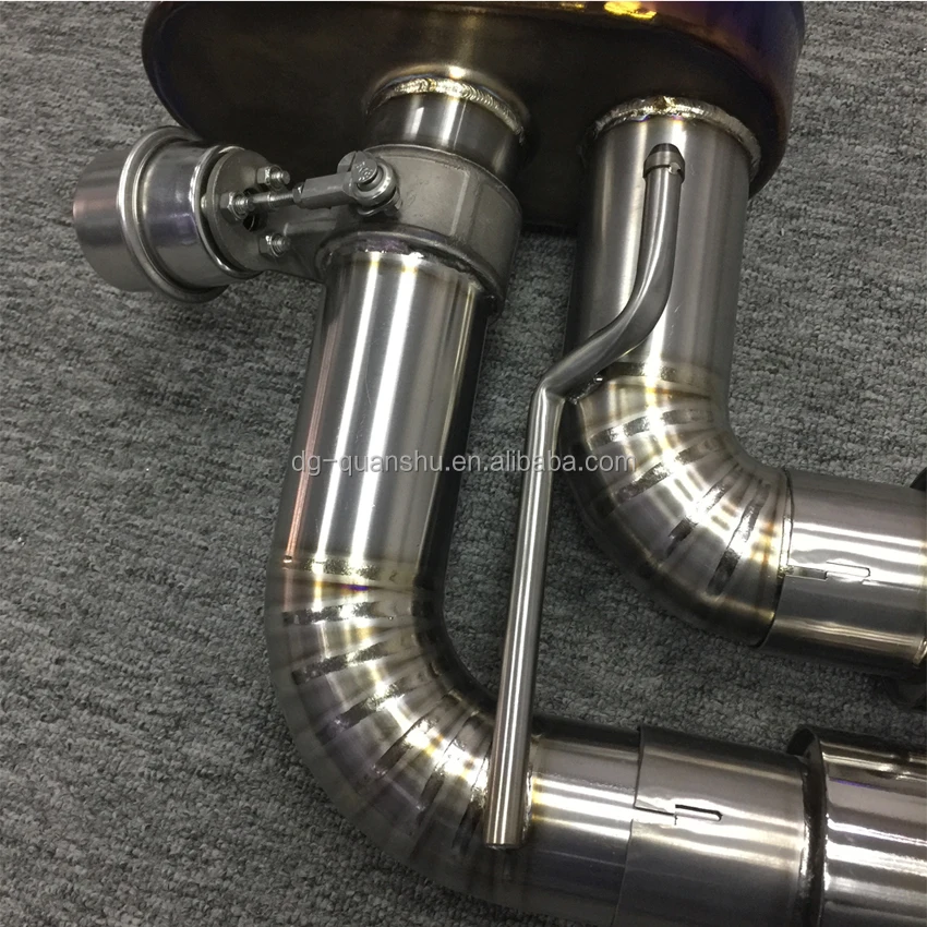 Exhaust Catback With Valve for Audi TT TTS MK2  8J Titanium Exhaust Catback