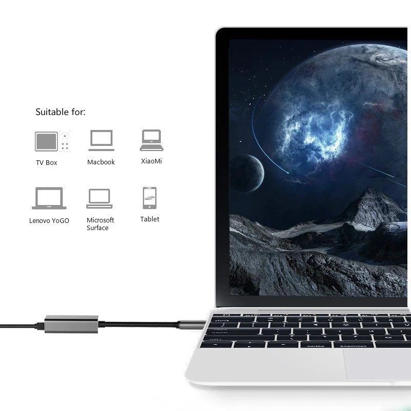 Ethernet-адаптер с портом USB Type-C сетевая карта 3 0 к RJ45 Lan гигабитный Интернет для компьютера ноутбука