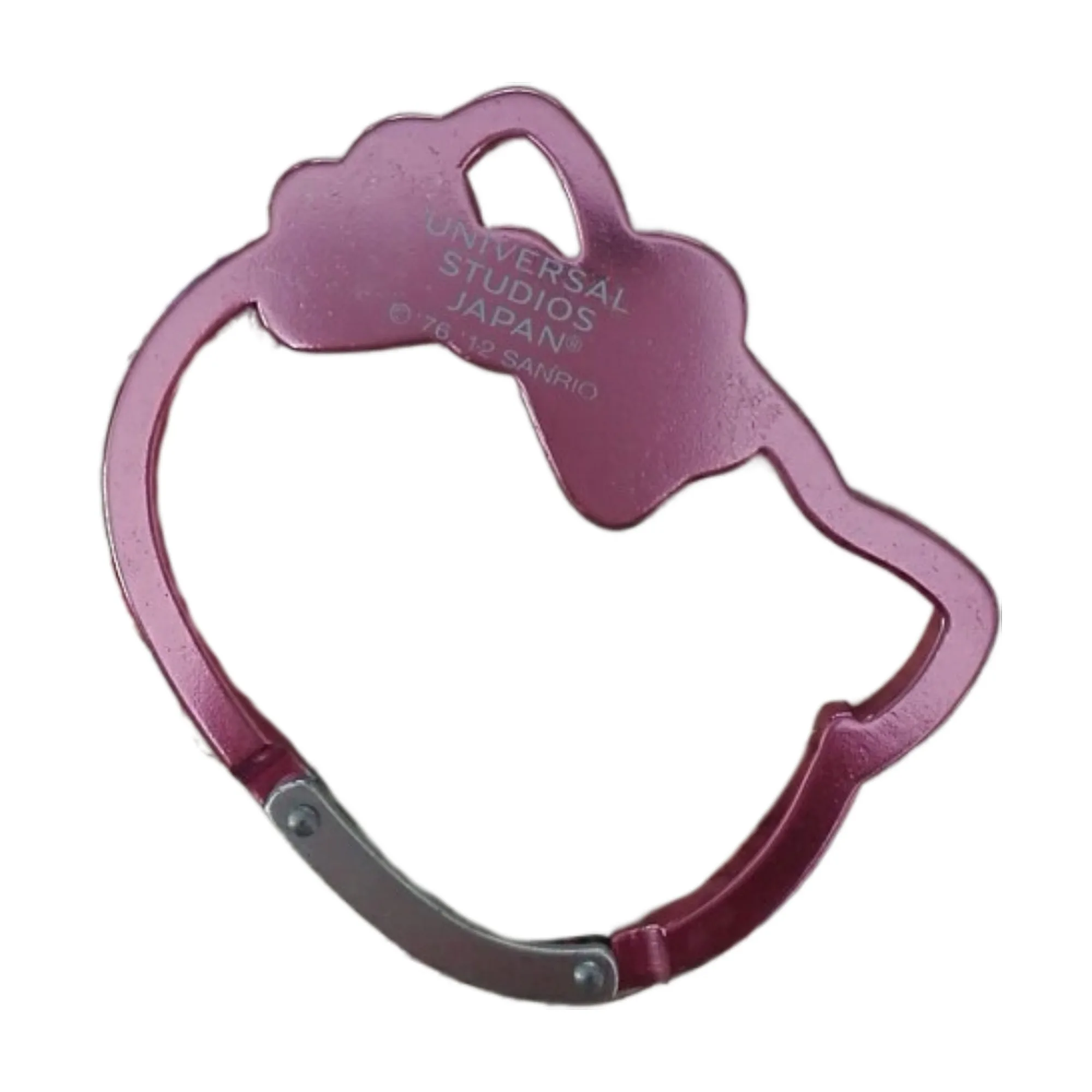 Wholesale Custom Logo Engraved Hello Kitty Design Keychain Carabiner Make Your Own Logo Souvenir Promotional Keychains