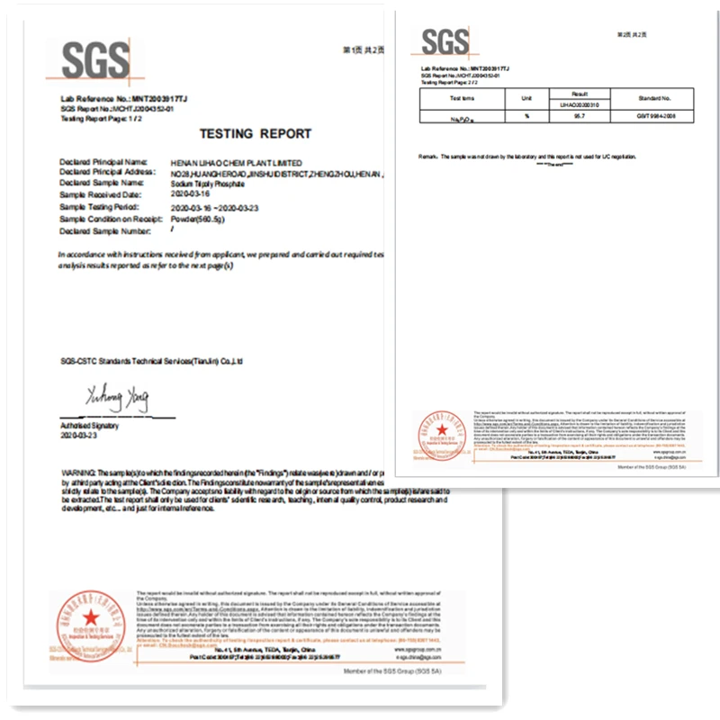 China Supplier Tech Grade Detergent Powder Stpp 90% 94% Min Sodium Tripolyphosphate