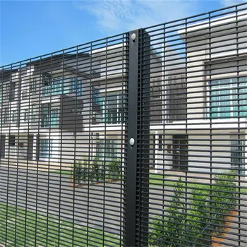 Green 358 Anti-Climb Steel Frame Wire Mesh Fence Panel Easy Assembly Powder Coating for Garden Station Protection Farm Fencing