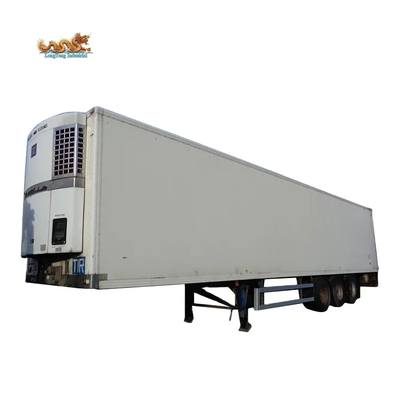 Высокое качество рефрижераторная коробка 53 фута б/у трехосный полуприцеп