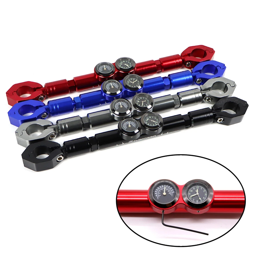 Steering Handle Pipe Cross Bar Suitable With Clock For 22mm Handlebars  Adjustable Length 28-33cm Cnc T6063 Aluminum - Buy Motorcycle Cross  Bar,Motorbike Balance Cross Bar,Aluminum Good Quality Cross Bar Product on  Alibaba.com