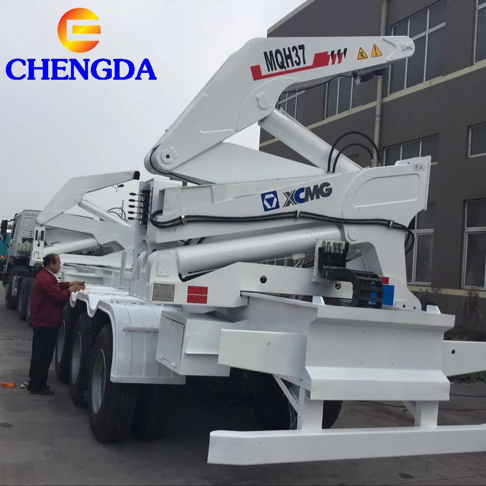 Factory Price 3 Axle Side Loader Self Loading Container Trailer