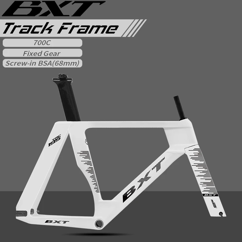 BXT 2025 NEW カーボントラックフレーム TRC-195 固定ギア自転車フレーム