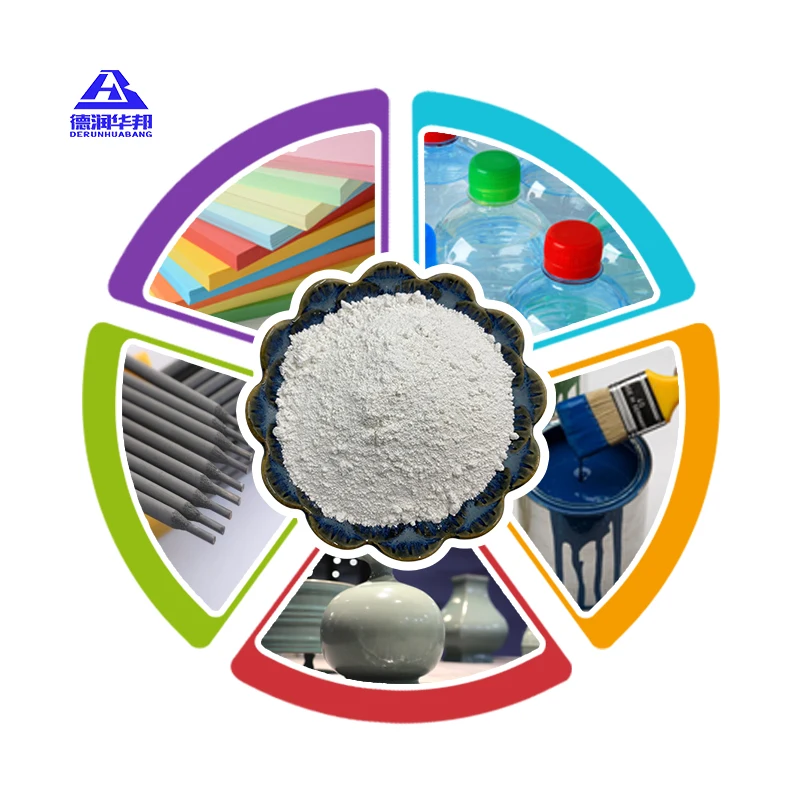 Fine Wollastonite Powder for Fire-Resistant Filler in Construction Coatings Rubber Plastics Ceramics Friction Materials