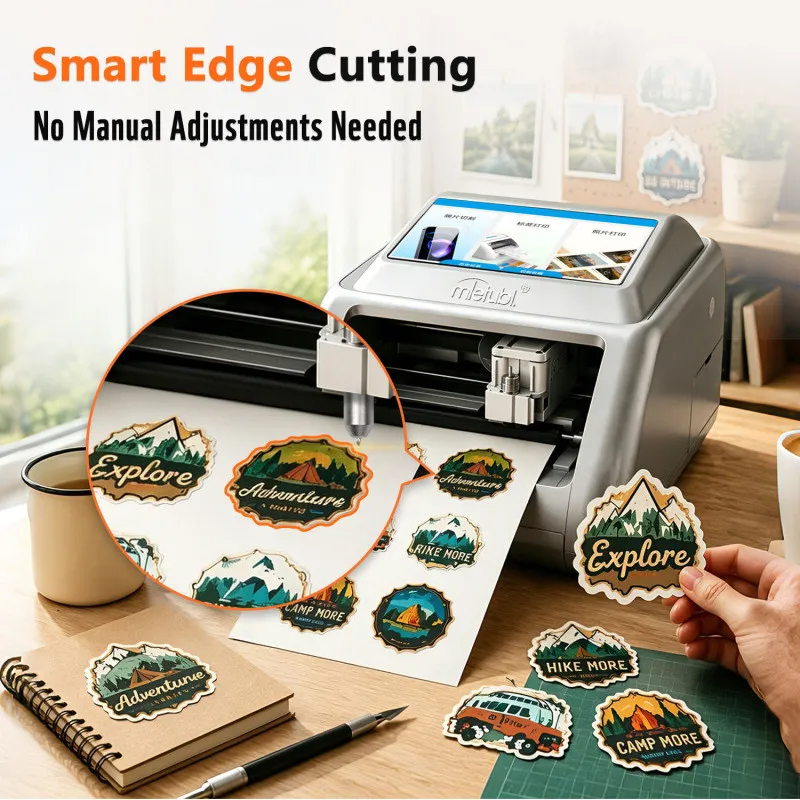 Mletubl MTB-CUT M888 2in1 Film Printer and Cutting Machine Smart Edge Cutter for Mobile Phone Back Glass Protector Sticker DIY