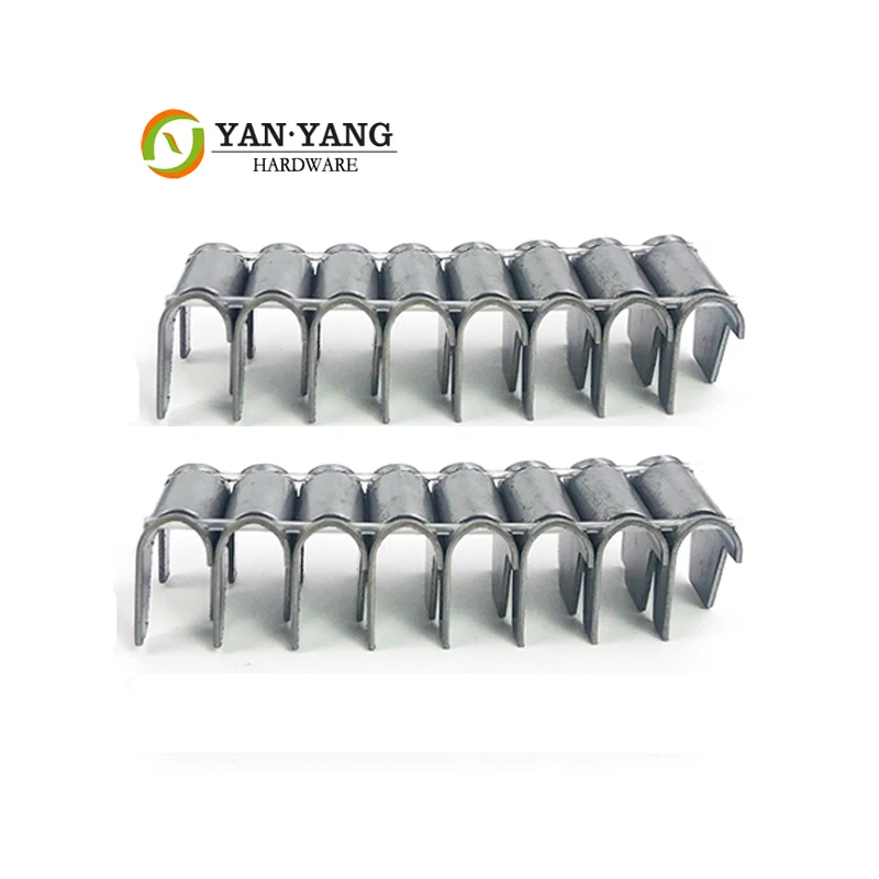 Lot De 100 Pinces à Ressort Métal 5 Trous Pour Canapé - Accessoires Réparation Meubles