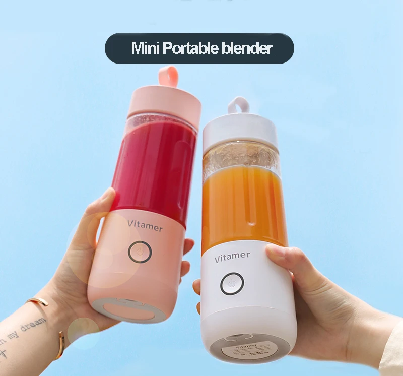 RGKNSE персональная соковыжималка, ручной блендер, чашка, электрический миксер 350 мл, USB перезаряжаемый портативный ручной блендер с витамином