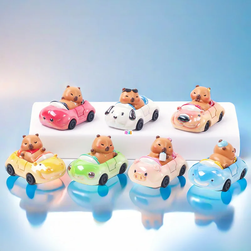 Capybara Racing LINDA Capybara Racing Car Blind Box - 6pcs Action Figures