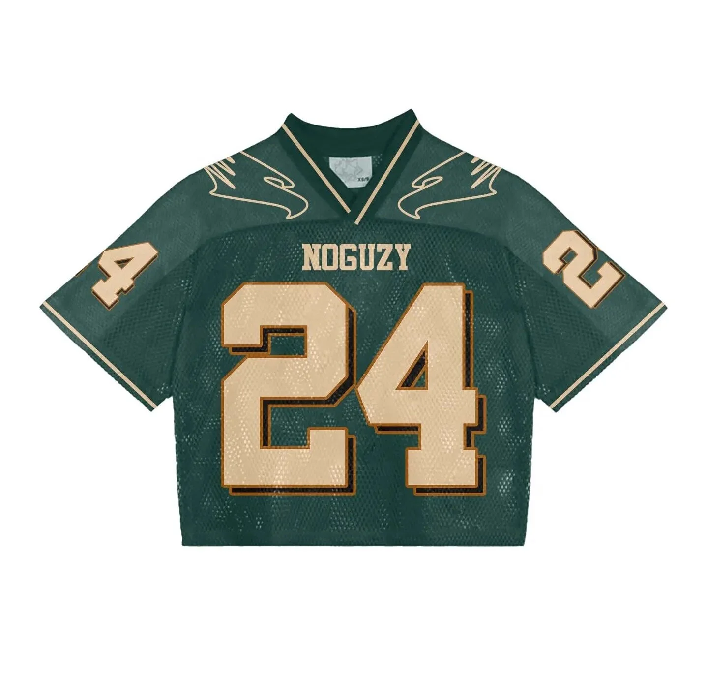 Custom Streetwear Design Classic V Neck Screen Print Cropped Retro Mesh Foot Ball Baseball Soccer Football Jersey Shirts for Men gallery 8