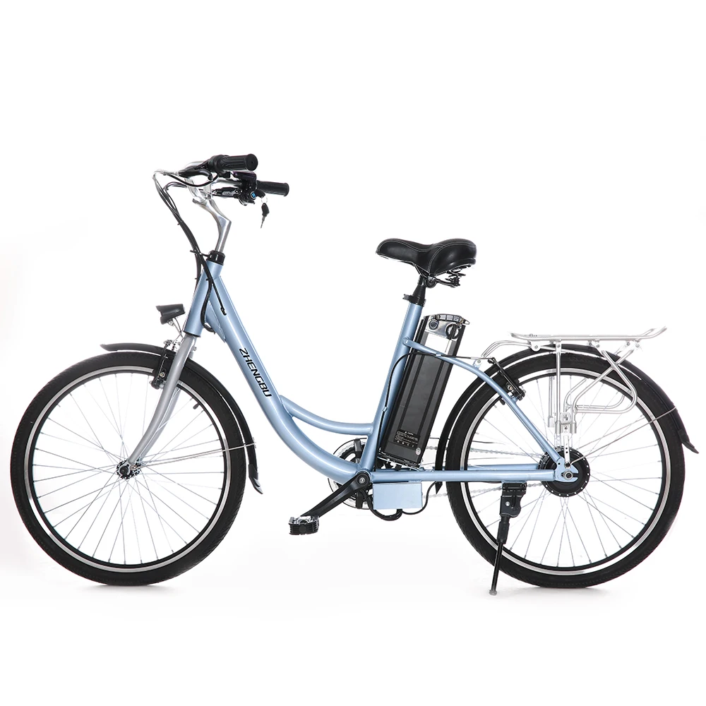 Zhengbu T4電気街レジャーバイク26インチ鋼フレームリチウム電池