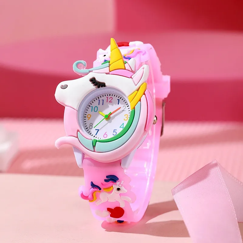 Charming Rainbow Unicorn Kids Quartz Watch