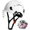 White Hard Hat with Clear Visor