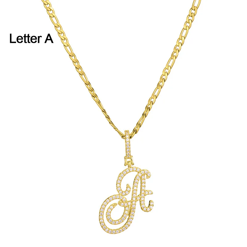  CALOZITO Custom Gold Color A-Z Initial Letters For