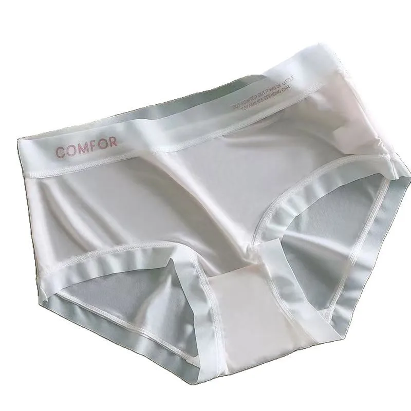 Mid-Rise Hipster Women's Ice Silk Antibacterial Quick-Drying Seamless Mask Pants with Co aperçu 5