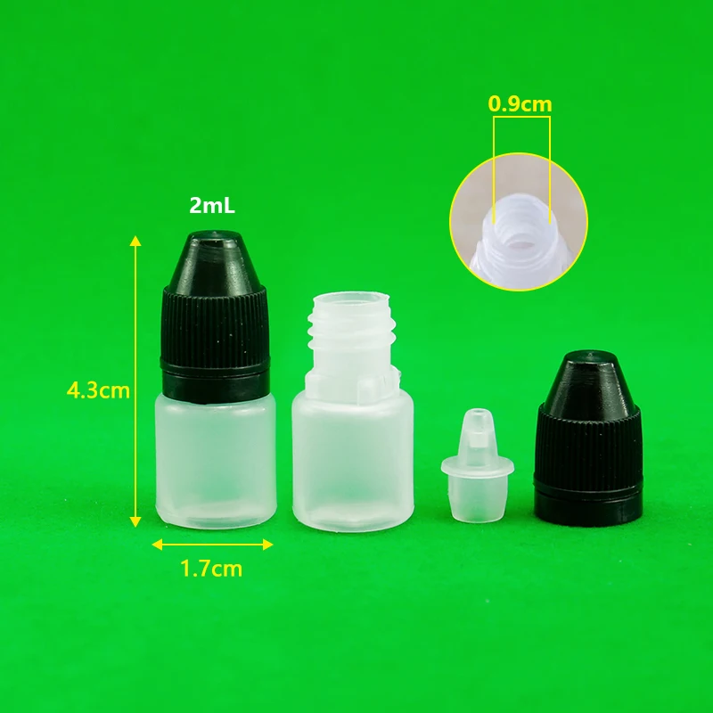 Plastic Dropper Bottle PET Body Material for Hair Oil Dye Remover Mini PE Wholesale Empty White Cosmetic Screen Printing 2500