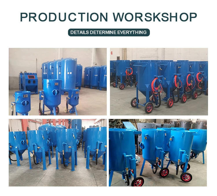 sandblaster with water