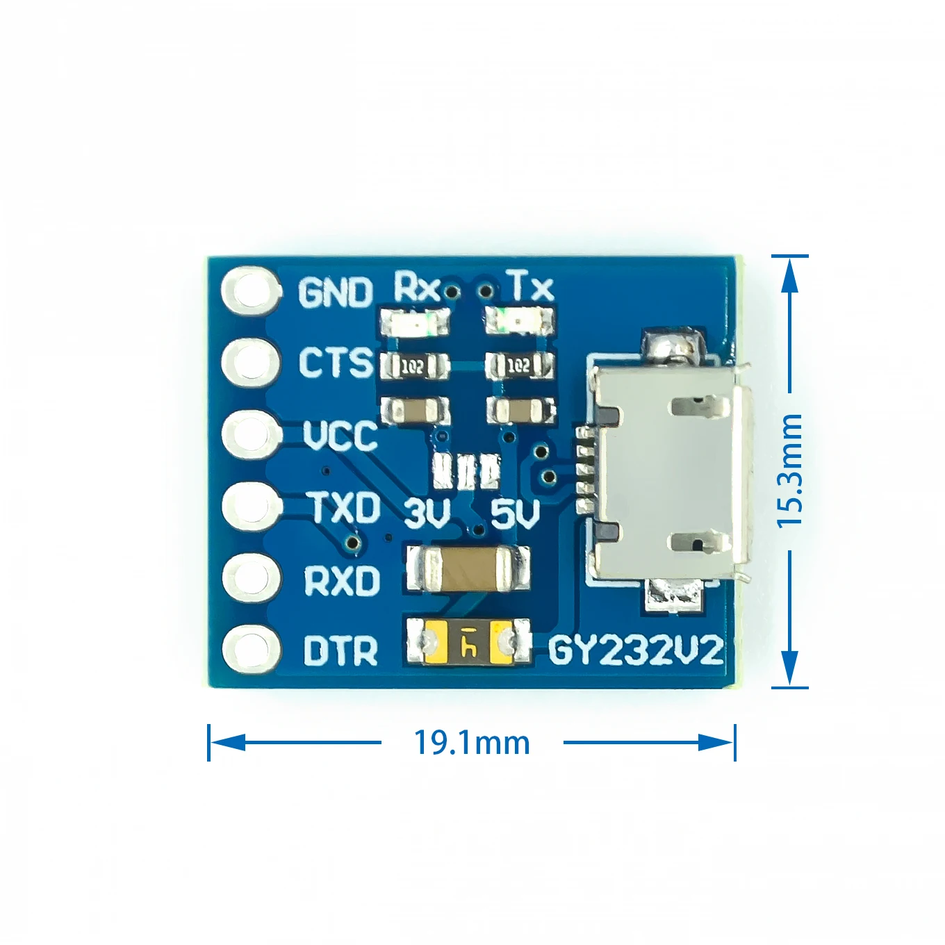GY-232V2 GY232V2 Micro FT232RL USB to TTL Module Serial Downloader 
