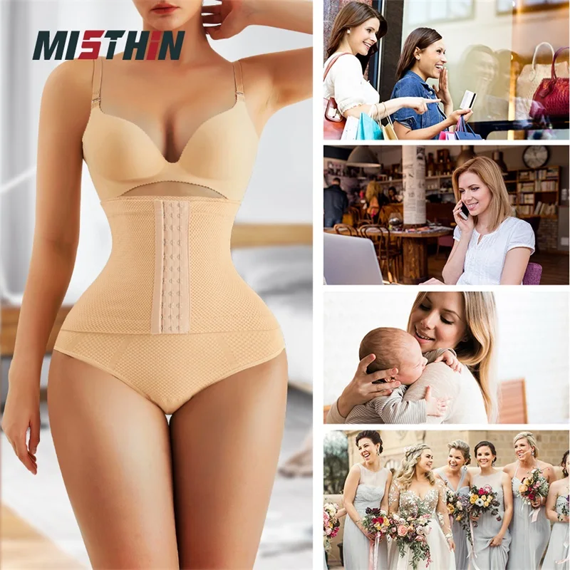 Hot Sale Full Body Women Slimming Thong Panties Wear Belt Tummy Control Underwear Waist Trainer Shaper Shapewear for Women supplier