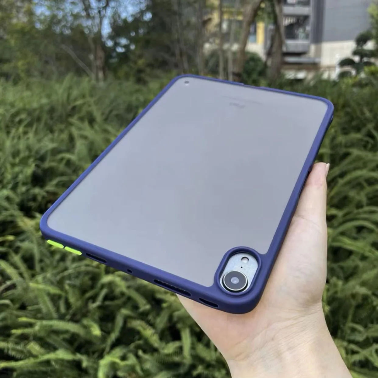 product laudtec frosted translucent tpu pc tablet protective case for ipad 10th generation simple business cover shockproof shell pbk317-8