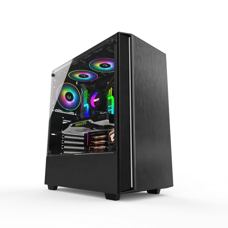 Новейший игровой компьютерный корпус MATX /ITX atx full tower с плавным RGB Blet чехол для