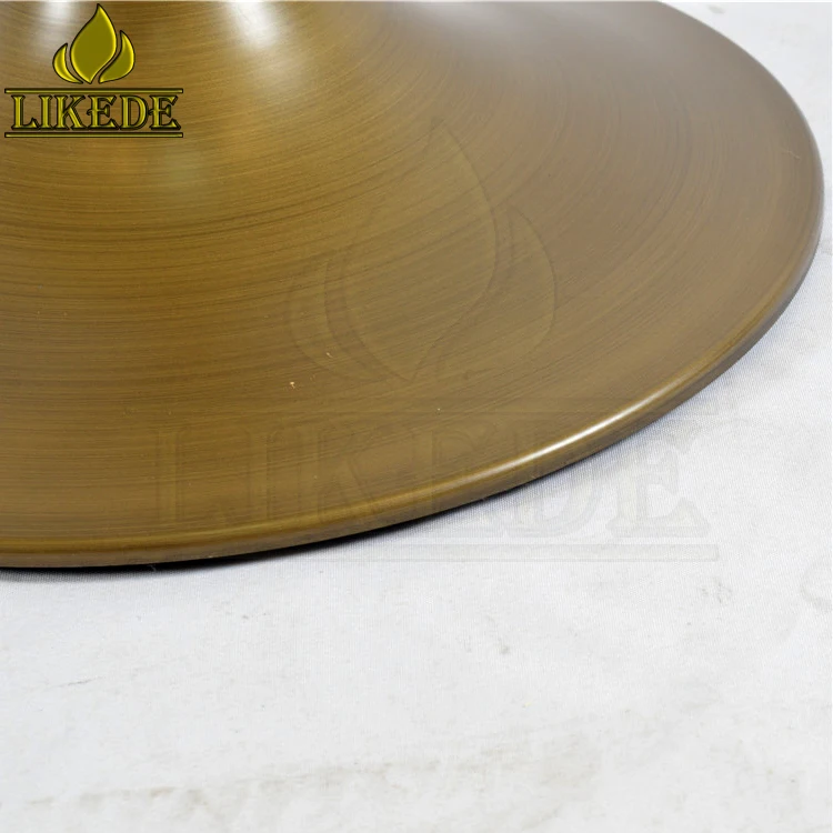 Hot Sale Antique Brass Bronze Coating Painting Steel Iron Elegant Tulip Table Base for Furniture Legs