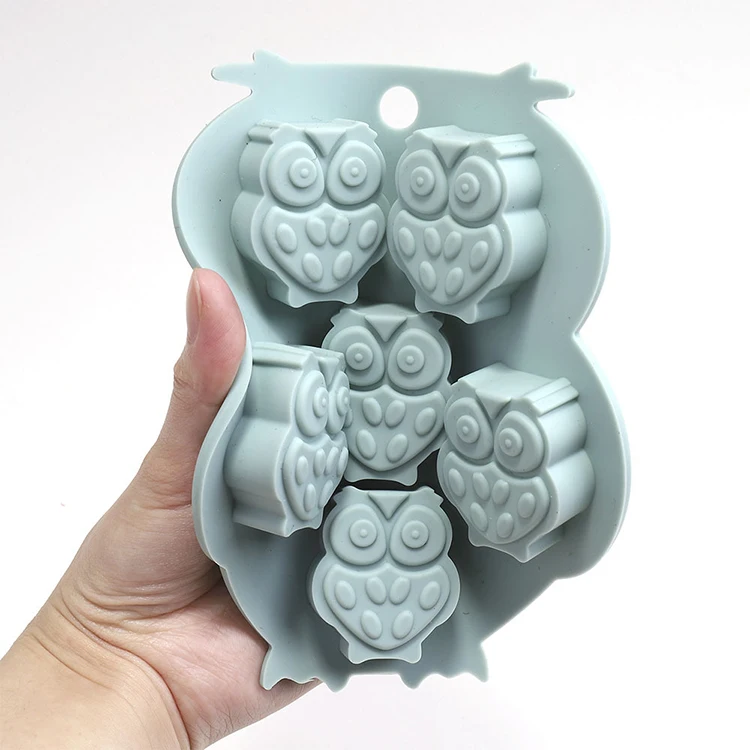 Hot Sell Kitchen Steamed Rice Mould Bakeware Owl Shape Silicone Cake Mould Buy Cake Mould