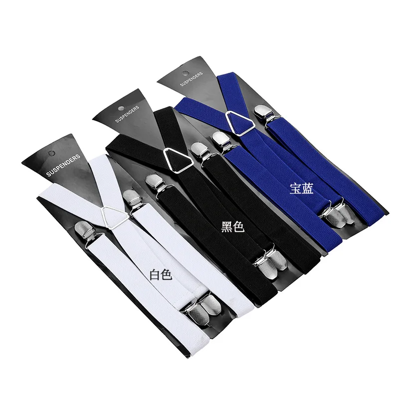 Подтяжки для мужчин регулируемый эластичный Y назад брюки девочек с подтяжками брюк 55 дюймов зажимы на темно-синего цвета