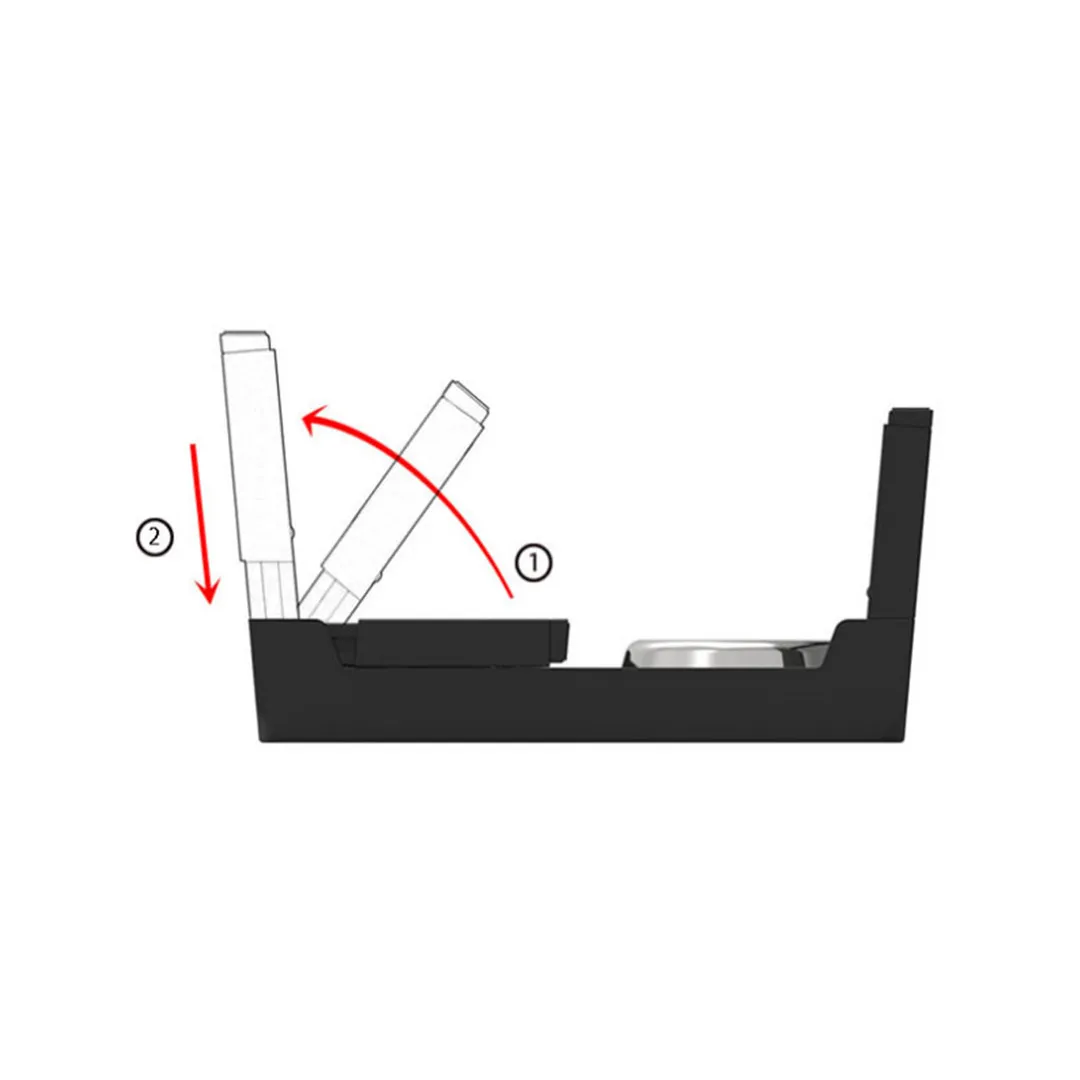 Manufacturer Wholesale Black Raised Adjustable Height Elevated Dog Two