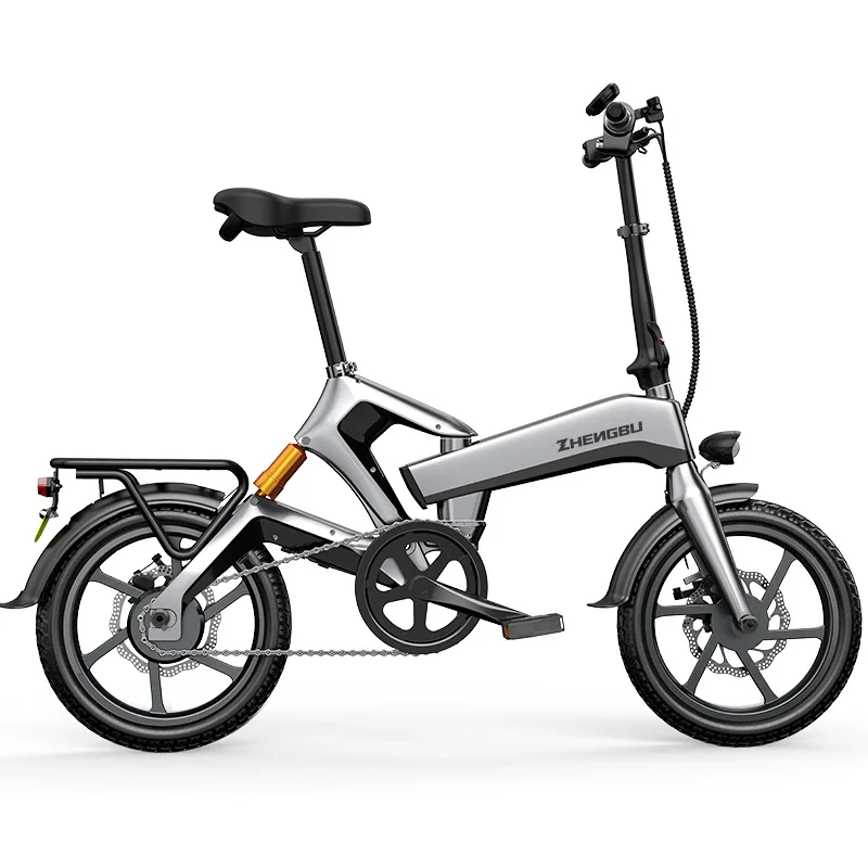 [RTS] US STOCK ZHENGBU K6 Best Selling Electric Bicycle 400W 48V 10.4AH  16Inch Folding Small Lightweight Lithium Electric Bike