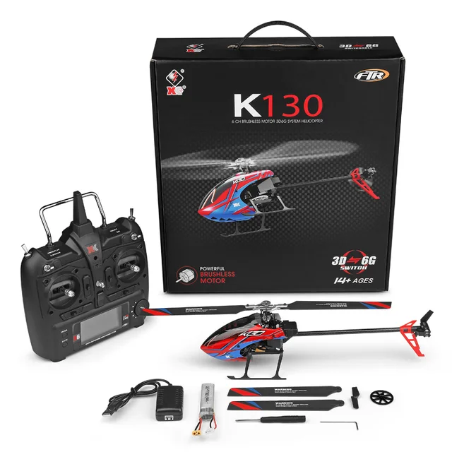 xk k130 2.4 g 6ch brushless