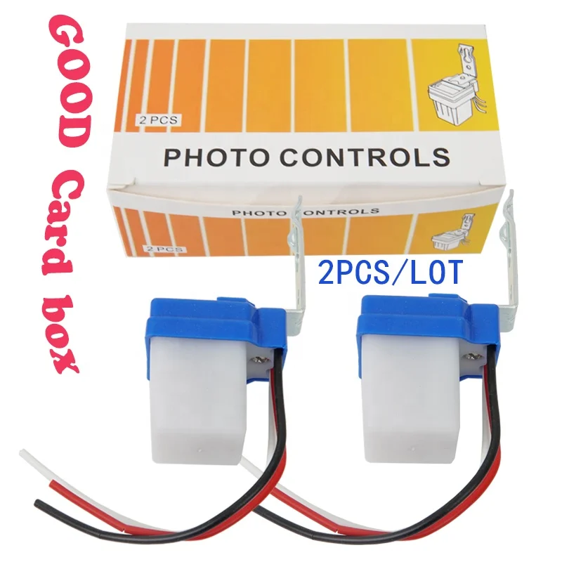 Adjustable Daylight Photocell Switch Photoelectric Light Control Sensor for Daylight Lighting