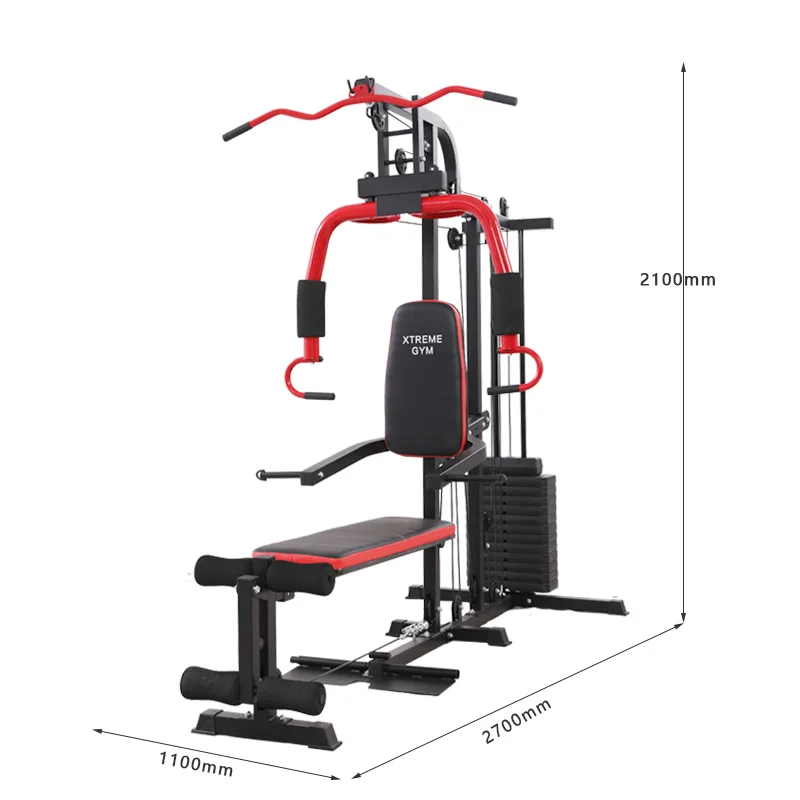 Multi Function Strength Fitness Gym Equipment Multifunction Single Station Home Gym for Body Workout