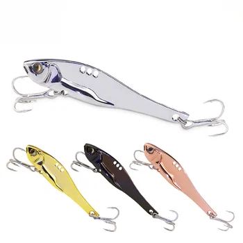 Lure Long Lure Vib Zinc Alloy Artificial Hard Bait Fresh Water Seawater Long-distance Full Swimming Lure Fishing Fish – Hard Lure – view 2