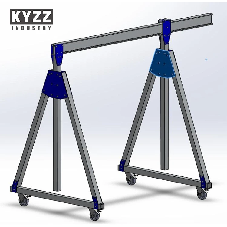 Small Boat Lifting Portable Marine Lifting Folding Deck Gantry Cranes for Sale