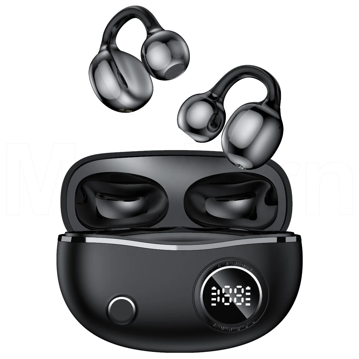 OEM LOGO YXG-10 Wireless Headphones Fone Headset With Mic Handsfree  Noise Canceling Earphones Clip Ear Music Sports YXG10