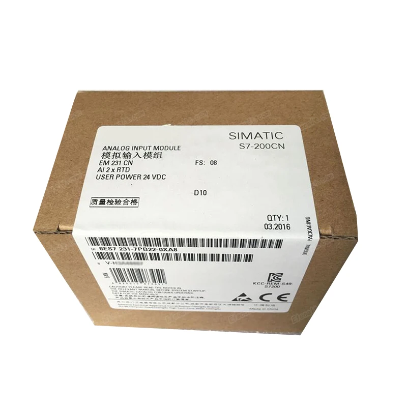 New Original 6ES7231-7PB22-0XA8 6es72317pb220xa8 SIMATIC S7-200 Analog Input Module Stock in Warehouse