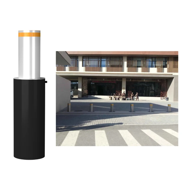 Electric lifting column pedestrian road Bollards automatic barriers for car parks