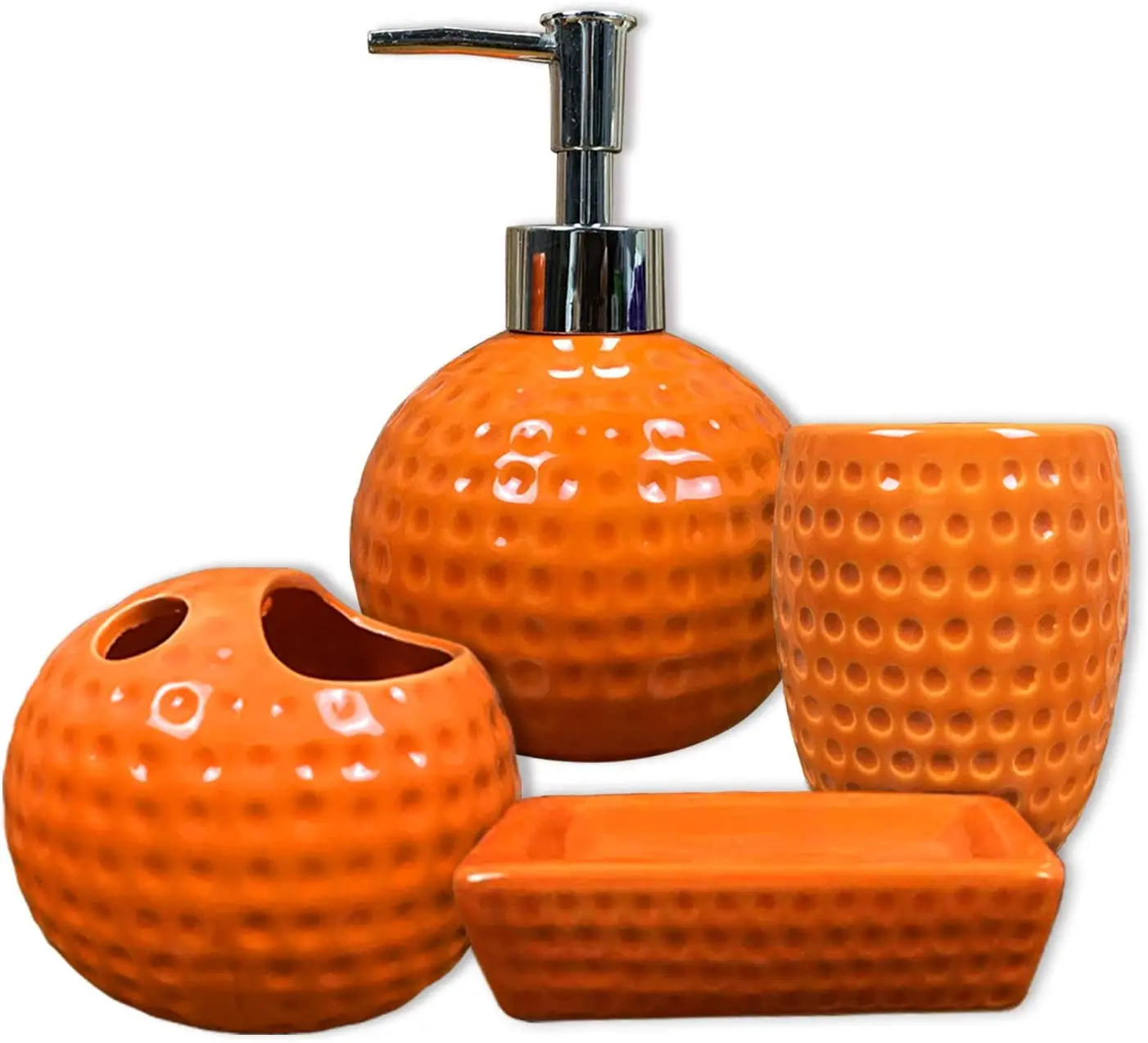 Orange piece. Набор для ванны 4 предмета оранжевый. Оранжевые предметы. Orange Bath.