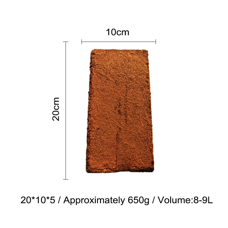 Bata Sabut Kelapa/Blok Cocopeat/Blok Gambut Kelapa Blok Keripik Blok Cocopeat Kering