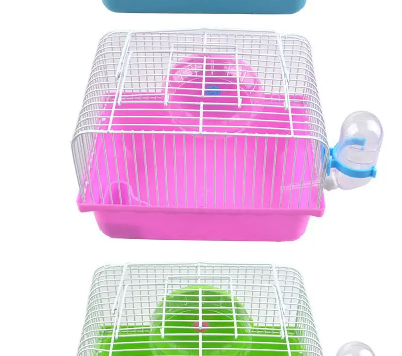 Small Castle Hamster Cage Matching Runner Water Pot Slide Two Layers Of ...