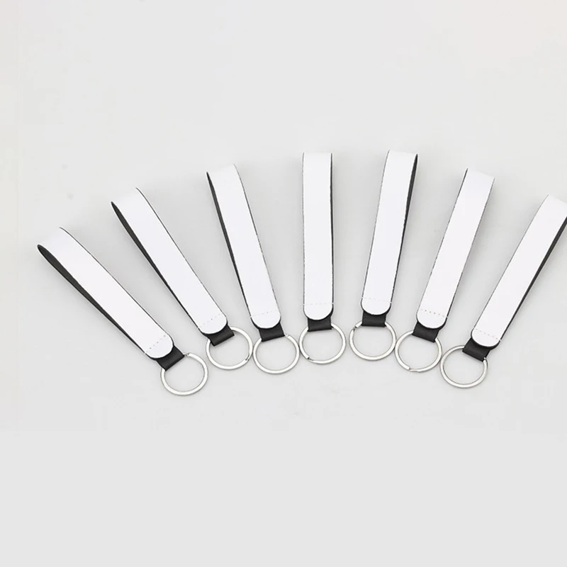 Sublimation Chapstick Holder Neoprene Keychain Blanks Key Chain Wrist Strap  Holder