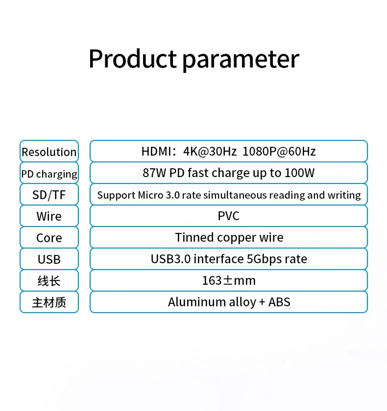 Chinese factory supplier supply  6 Ports Usb C Hub With 4k Hd Multi Function Docking Station With Pd 100w 6-in-1 Usb-c Hub Adapter - Buy 6 In 1 Multi Function Adapter Charging Usb Hub Hdtv Type C 6 Ports Type-c Hub 6 In 1 Type C Hub Adapter Usb Charging