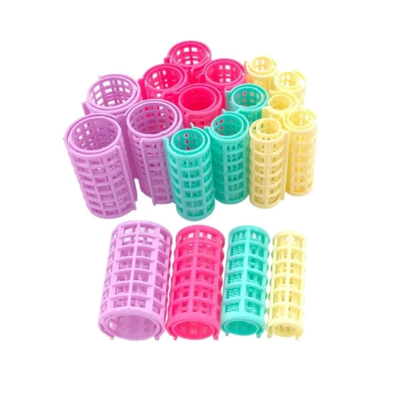 snap on plastic hair rollers