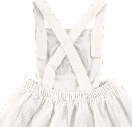 Модное 100% Тканое хлопковое цветное вышитое белое платье на пуговицах для