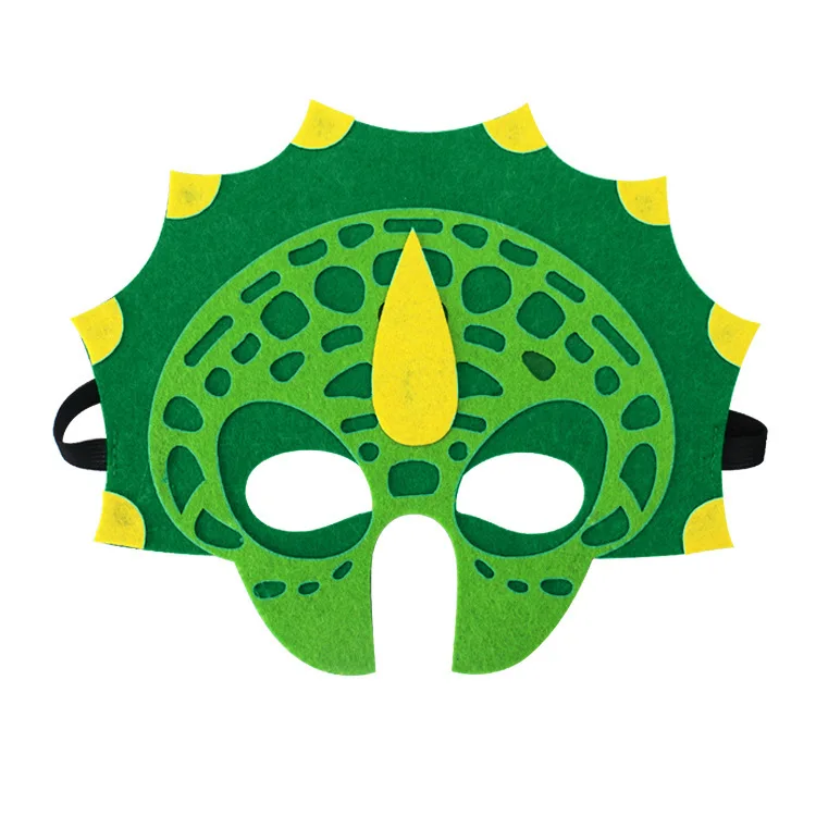 Высокое качество оптовая продажа фетровая детская маска динозавра Юрского периода вечерние сцены Вечерние Маски