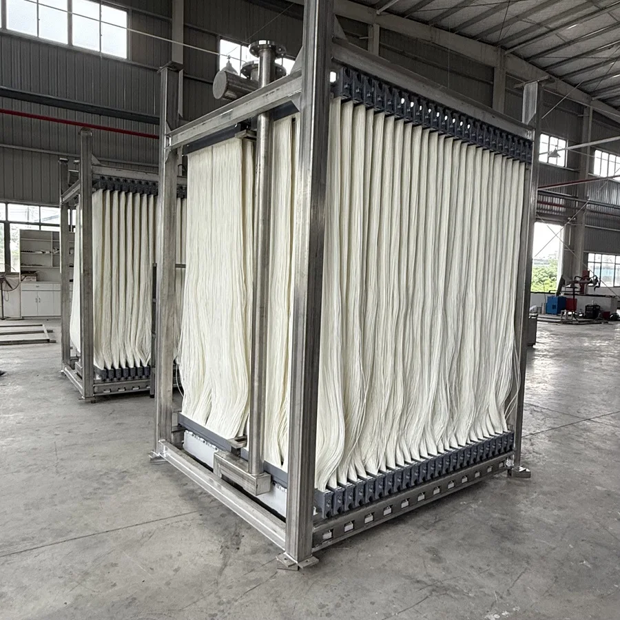 8" x 40" PVDF MBR Membrane with 0.1 μm Pore Size for Wastewater Treatment and 2